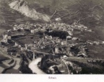 historisches Luftbild von Scuol historisches Luftbild von Scuol